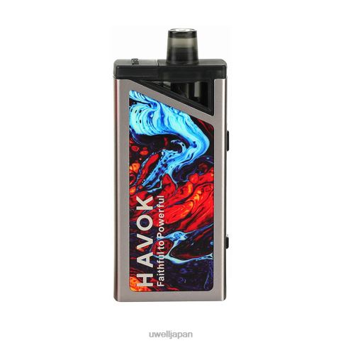 UWELL HAVOK V1 キット65ワット | UWELL Disposable Review 銀 J0X2T189